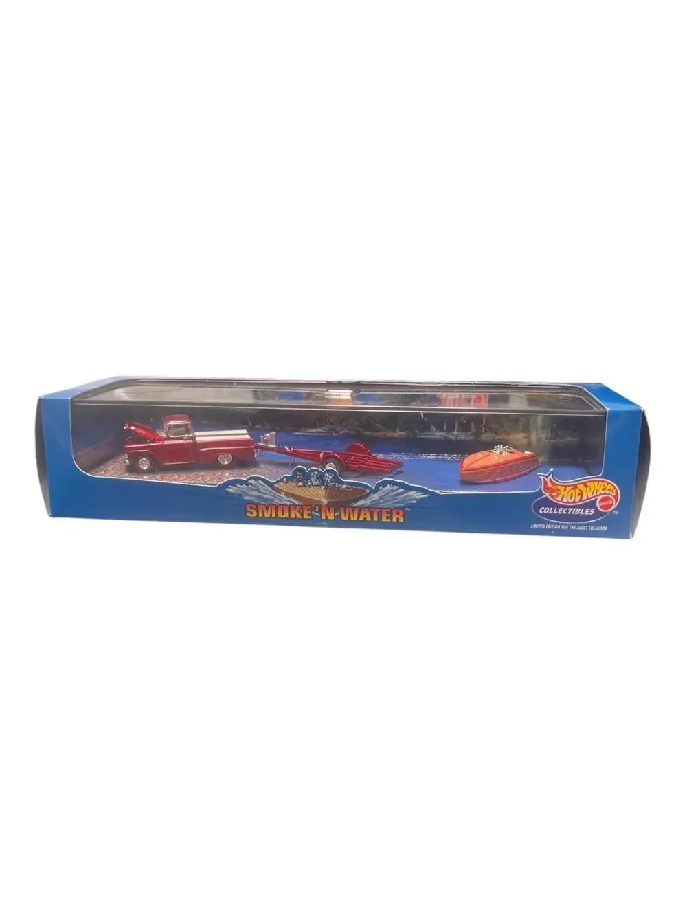 1998 Hot Wheels Cool Classics Smoke N Water Set Chevy Fleetside 1:64 NEW